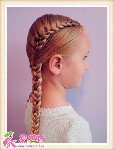 小女孩可爱编发教程图解-儿童发型-发型站_20