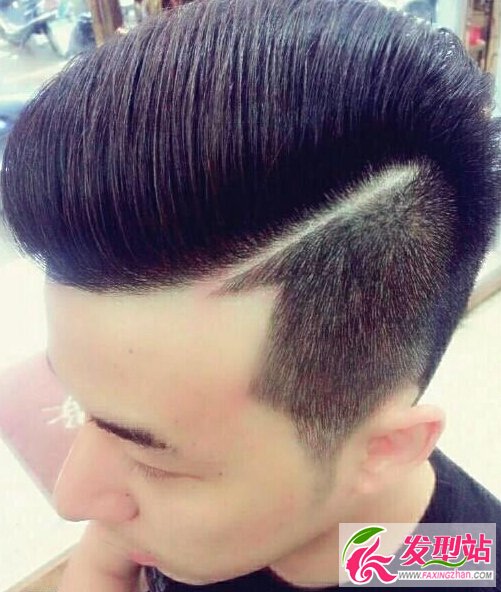 2015男士硬汉发型 最新刀疤发型图片