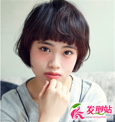 减龄卖萌必备法宝 齐刘海短发造型(4)-短发发型