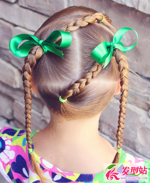 发型站 流行发型 儿童发型 小女孩的头发怎么扎?