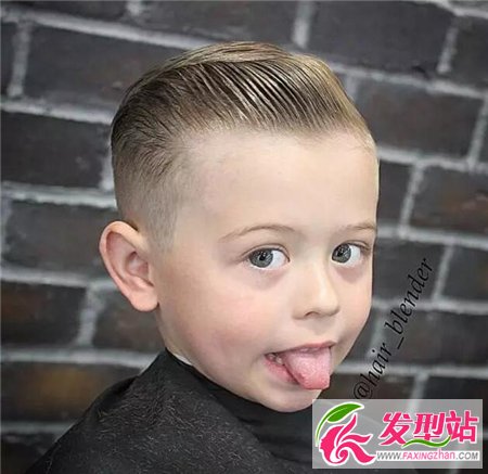 绅士油头发型 小男孩发型设计-儿童发型-发型站
