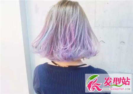 2017个性组合烫染发 韩式最新流行发型