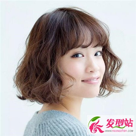 日式显瘦短发 圆脸短发发型-短发发型-发型站_