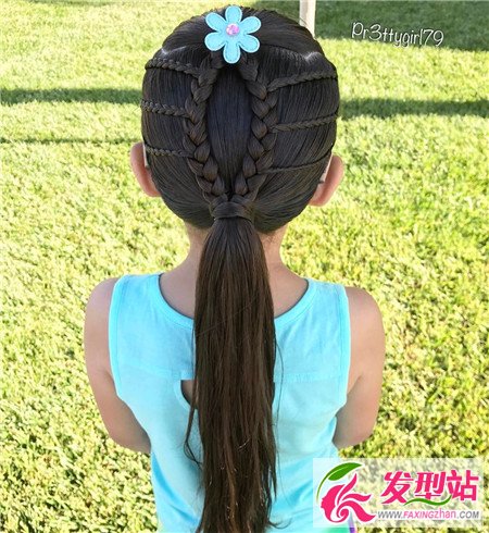 儿童简单编发设计 8岁小女孩编发发型