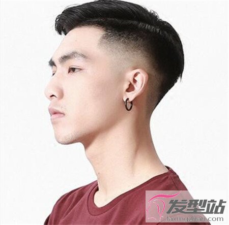 铲青侧分发型 帅气式莫西干-男士短发-发型站_最新与.