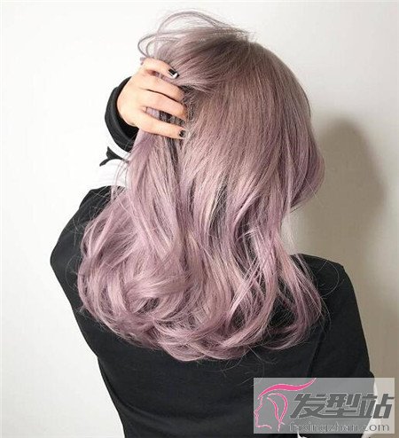紫色头发怎么染最好看 紫色渐变挑染美爆眼球