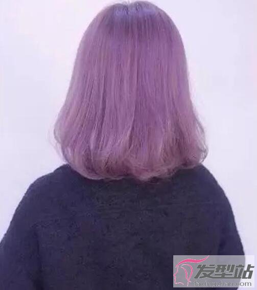 女生染哪种颜色头发好看 香芋紫发色浪漫又显个性