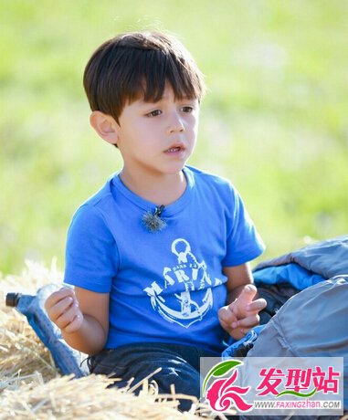 2015男宝宝发型 帅气正太发型图片