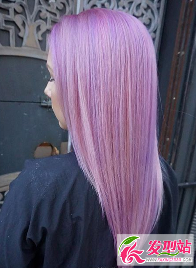 电音紫染发发型图片2016流行紫色系染发图片大全