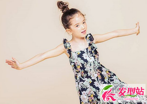 韩式流行儿童扎发时尚小女孩发型扎法图片