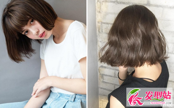 卡其深棕色染发秋冬流行发色就是它