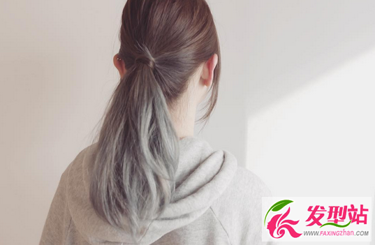 青木亚麻灰染发 灰色系染发发型图片大全