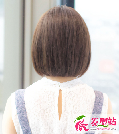 女生齐下巴短发波波头超短发成就气质女神