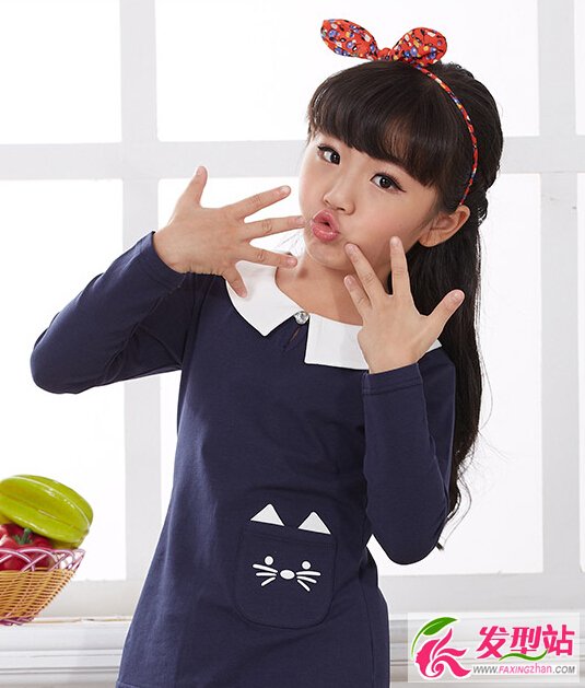 新款儿童发型设计经典小女孩发型图片