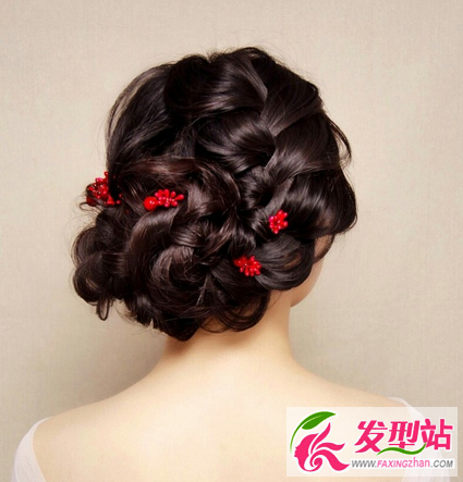 新中式新娘发型设计现代中式婚礼新娘发型图片