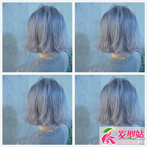 2017最新浅色系短发外翘内扣短卷发