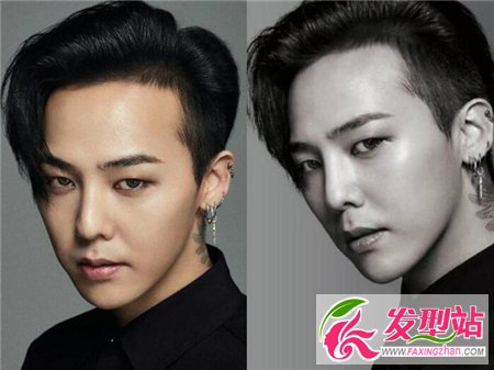 Gd权志龙大背头发型男生个性染发发型参考 明星发型图片 发型站 最新流行发型设计发型图片与美发造型门户网