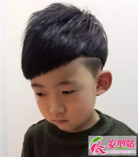 小男孩瓜子头发型图片