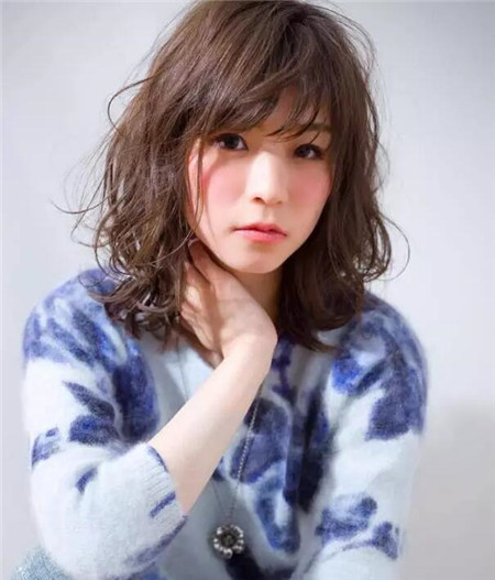 日系中长空气卷 方脸国字脸修颜