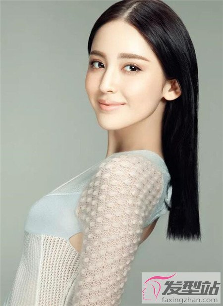明星直发发型打造时髦girl