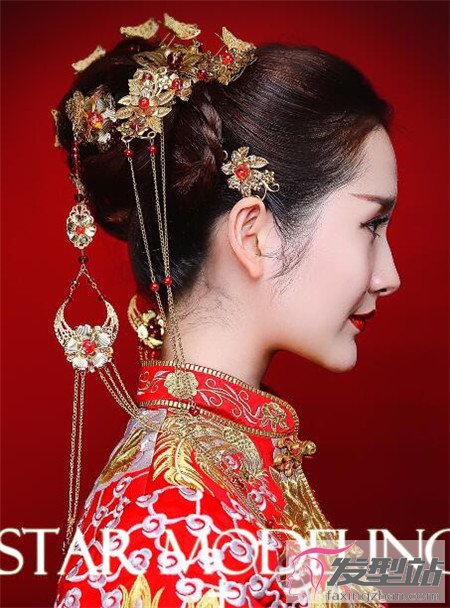 中式秀禾新娘发型 2018新娘发型流行趋势