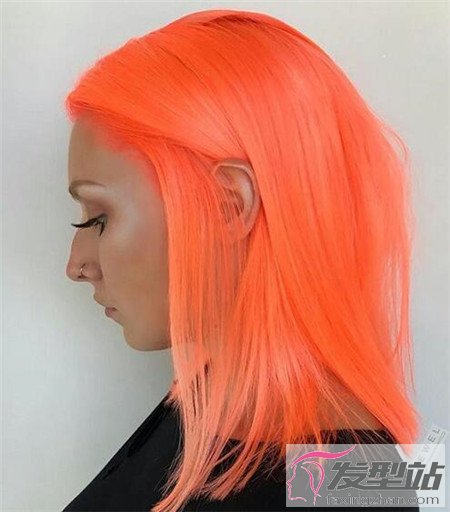 橙色头发适合什么肤色 一般人都不敢轻易尝试-染发发型-发型站_最新流行发型设计发型图片与美发造型门户网