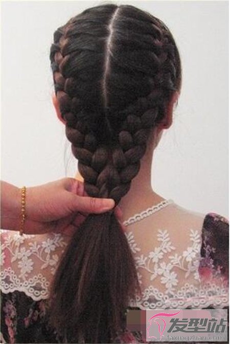 蝎子辫编发教程图解 比你想象中简单很多