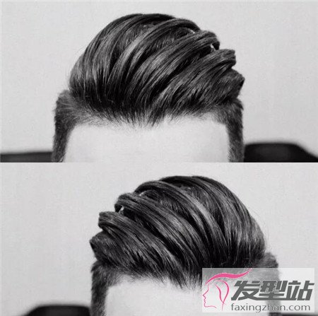 发量多男生适合的发型 两边铲背头好时髦