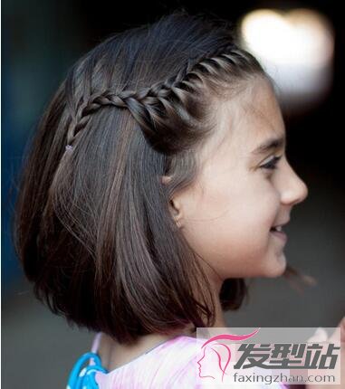 儿童刘海发型扎法图解图片