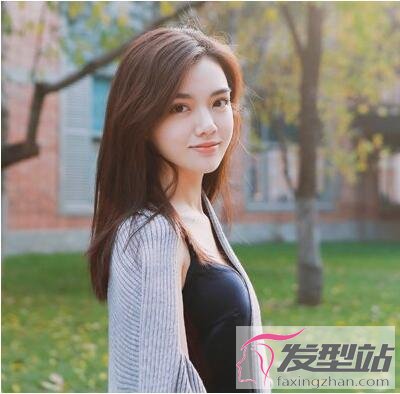 圆脸中长发发型女 优雅修颜变巴掌脸