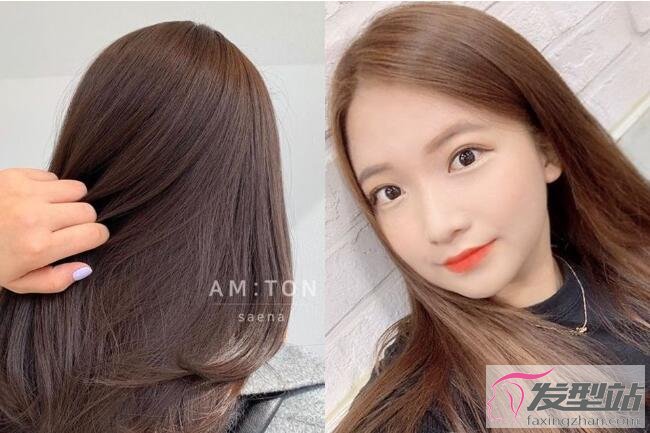 发型师推荐最显白去黄发色 爆款小豆棕色 素颜也不突兀 染发发型 发型站 最新流行发型设计发型图片与美发造型门户网