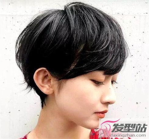 女生漏耳短发发型超帅气巨有型做个短发酷girl