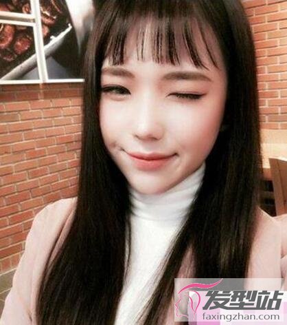 长直发适合搭配的刘海 这些刘海瘦脸又温柔可人
