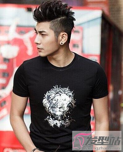 男生朋克风短发发型帅气酷炫打造个性潮男