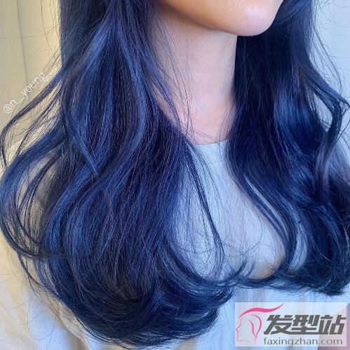 不食人间烟火的精灵发色冷露烟蓝韩国小姐姐一致指定的就它