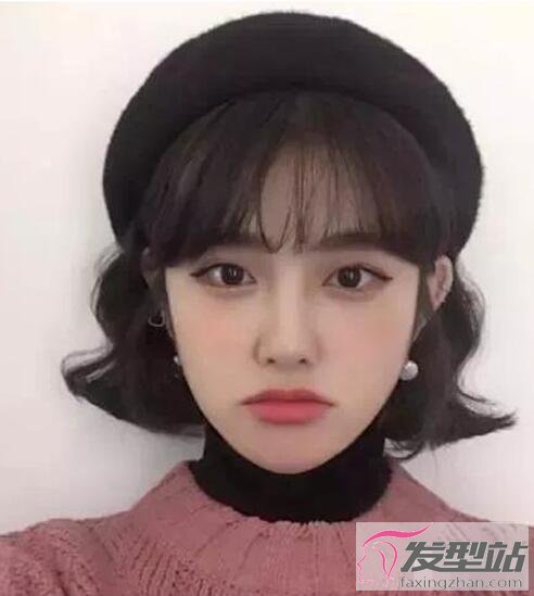 女生韩式短发发型韩式蛋卷头俏皮又瘦脸