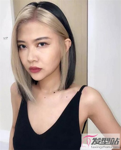 个性半顶染发型见证时尚的潮流