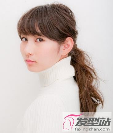 长发怎么扎马尾好看韩式马尾辫扎法简单超显气质
