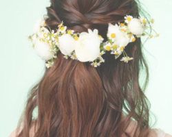 森系鲜花新娘发型 任选一款变花仙子