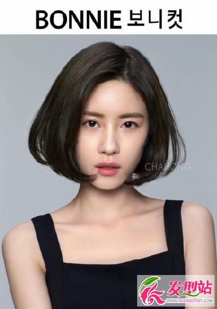 韩国最新短发发型图片2017女短刘海空气感成亮点2