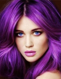 紫色系染发