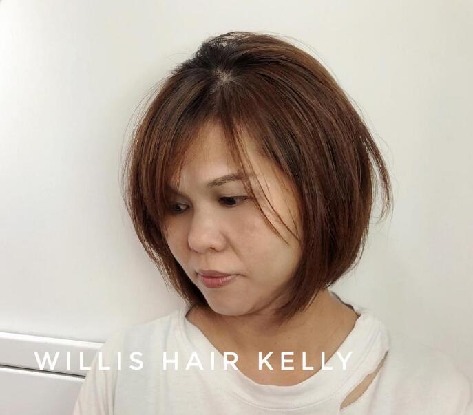 缩毛矫正烫改善了本身毛躁感 不再忍受顶部太扁塌问题 发型站 最新流行发型设计发型图片与美发造型门户网