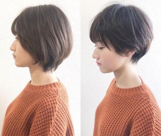 女生短发怎么剪显年轻 头发剪短轻松美成18岁 - 女士短发 - 发型站