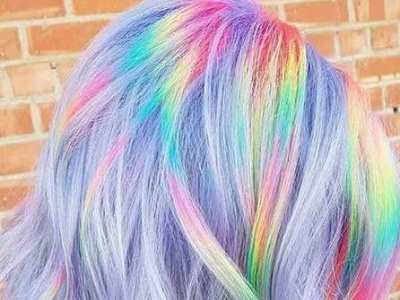 最唯美的彩虹色染发造型 这么染发时髦惹眼超显白